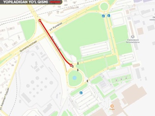 Toshkent xalqaro aeroportiga olib boruvchi koʻprik yopiladi