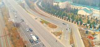 Завершена реконструкция съезда на улицу Махтумкули с МКАД в Ташкенте