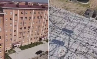 В Алмалыке остановили строительство 9-этажного дома, в котором начал крошиться бетон