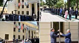 В РАТС ШОС в Ташкенте поднят государственный флаг Республики Беларусь