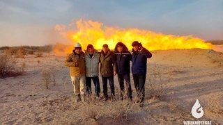 Устюртда илк бор 4 300 метр чуқурликдан табиий газ қазиб олинди