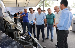 Ташкентте қайта тіктелетін энергия көздері саласындағы инновациялар көрмесі жалғасуда