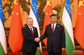 The leaders of Uzbekistan and China discuss further strengthening the comprehensive strategic partnership