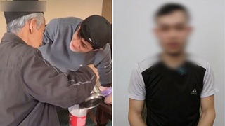 Samarqandda bir yigit bobosi tengi erkakni masxara qilib, video ishladi