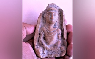 Сурхондарёда будда тасвири туширилган терракота ҳайкали топилди