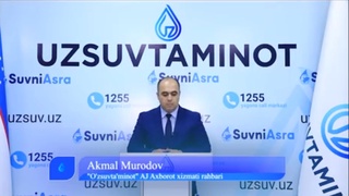 “Oʻzsuvtaʼminot” hokimning suv taʼminoti uchun ajratilgan 7 mln dollar oʻzlashtirilgani haqidagi bayonotini rad etdi