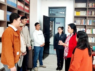 Урганч давлат педагогика институти ректори Хитойда хизмат сафарида бўлди