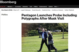 Pentagon xodimlarini yolg'on detektori yordamida tekshiruvdan o'tkazishni boshladi – Bloomberg