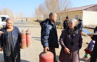 «Ҳудудгаз Қарақалпақстан»: суйылтылған газ тәмийнатында кемшилик болмайды