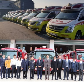 Жанубий Кореядан ёнғин хавфсизлиги ва тез тиббий ёрдам хизмати учун автомашиналар кела бошлади