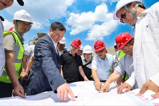 Qirgʻizistonda Xitoy – Qirgʻiziston – Oʻzbekiston xalqaro temir yoʻlining butun uzunligi boʻylab toʻliq hajmdagi qurilish ishlari rasman boshlandi