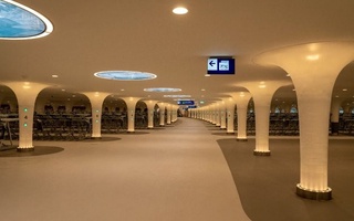 Амстердамда илк сув ости велосипед тураргоҳи қурилди