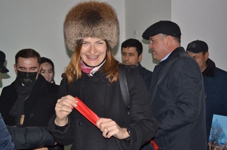 Хорватиялик рангтасвир усталари Хивада ўз суратларини намойиш этишди