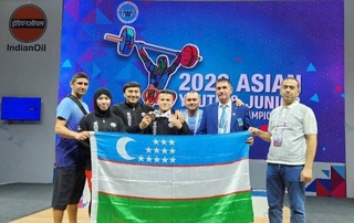 Отечественные тяжелоатлеты снова на пьедестале почета чемпионата Азии среди юниоров и молодежи