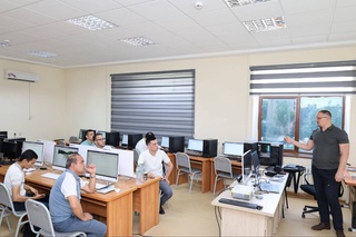 В Навоийском государственном горно-технологическом университете в рамках программы ERASMUS+ организована инновационно оборудованная аудитория