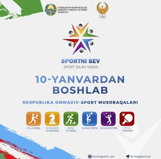 «Спортни сев, спорт билан яша!” шиори остида катта спорт фестивали бошланмоқда