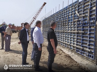 Тошкент вилоятидаги тўртта туманни ичимлик суви билан таъминлайдиган иншоот қурилмоқда