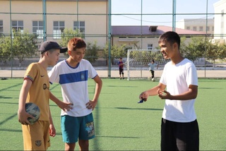 В Навоийском государственном горно-технологическом университете организованы спортивные кружки для молодежи махаллей