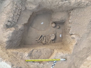 Узбекские и китайские археологи обнаружили древнюю могилу в Сурхандарьинской области