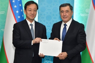 Владимир Норов Япониянинг Ўзбекистондаги янги элчисини қабул қилди