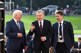 The President of Uzbekistan attends the meeting of leaders of Central Asian countries with the Federal President of Germany