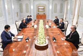 President of Uzbekistan receives Turkish delegation