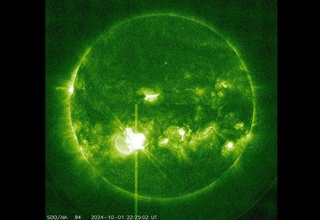 Яке аз пуриқтидортарин дурахш дар тӯли панҷ сол дар Офтоб рух дод