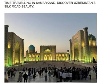 «Trip Reporter» Самарқанднинг тарихи ва замонавийлигини тасвирлайди