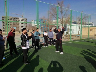 В Навоийской области состоялись спортивные соревнования с участием имам-хатибов и их заместителей