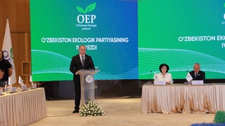 Экологическая партия утвердила своего кандидата для участия в досрочных выборах Президента Узбекистана