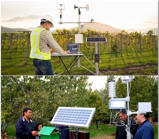 Тошкент шаҳридаги Инҳа университети профессорлари ақлли агрометеорологик станцияларни тақдим этди