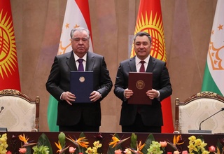 Qirg'iziston va Tojikiston Prezidentlari davlat chegarasi to'g'risidagi bitimni imzolashdi