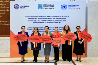 16-Day Campaign launched in Uzbekistan to end digital violence against women