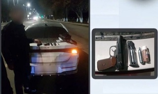 Тошкентда ҳайдовчи ёнидан қурол топилди