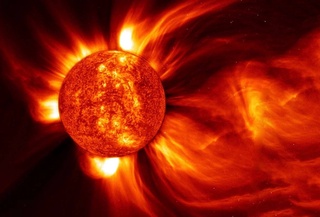 A powerful magnetic storm has begun on Earth, and it continues to intensify