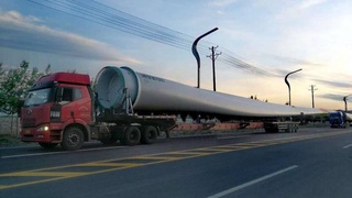 Для строящейся в Бухарской области ветровой электростанции из Китая доставляются ветрогенераторы