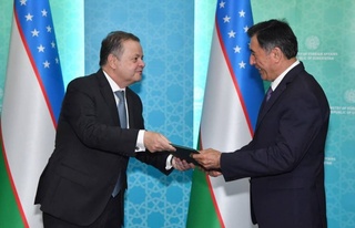 Vladimir Norov Braziliya Elchisini qabul qildi