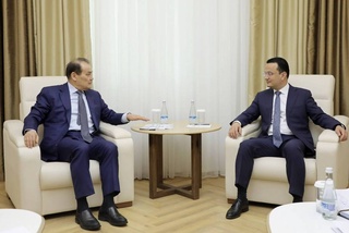 Лазиз Қудратов бо президенти Фонди сармоягузории туркӣ мулоқот кард