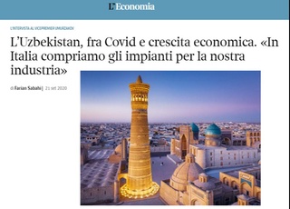 Ўзбекистон Бош вазири ўринбосари: “Пандемия Ўзбекистонни тўхтата олмади: биз хавфсизлик чораларини кўрган ҳолда ишлаб чиқариш ва экспортни тезда тиклашга муваффақ бўлдик”