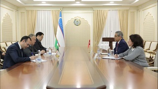 Туркия Элчиси билан учрашуви бўлиб ўтди