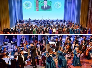 Оперные певцы и музыканты из Узбекистана - участники международного фестиваля «Музыка мира» в Ашхабаде