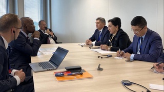 Senat Raisi Xalqaro mehnat tashkilotining yangi saylangan bosh direktori bilan uchrashdi