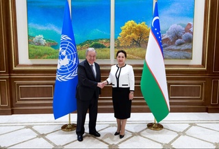 A meeting with the UN Secretary General was held in the Senate of the Oliy Majlis