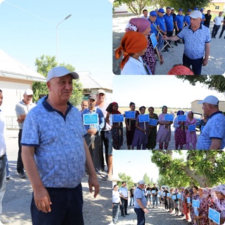 Тумандаги 72 нафар ишсиз фуқарога 25 сотихдан ер майдонлари ажратиб берилди