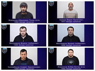 Тошкент шаҳрида яна 6 нафар шахс жиноятчиликда гумонланиб қўлга олинди