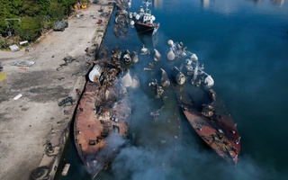 Israel says it has destroyed the Syrian navy