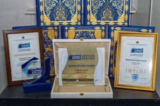Всемирное общество удостоено награды в номинации первой степени «Badiiy-Bezakli Nashr»
