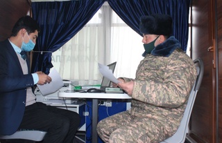 Андижоннинг чегара ҳудудларда жойлашган ҳарбий қисмларда ДХА томонидан сайёр хизматлар кўрсатилмоқда