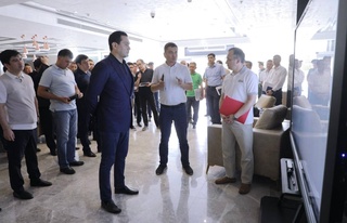 Самарқант облысындағы инфрақұрылымдық нысандарды құру істерінің барысы үйренілді