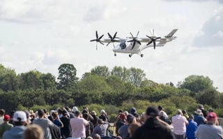 Electric air taxi made its first flight between airports